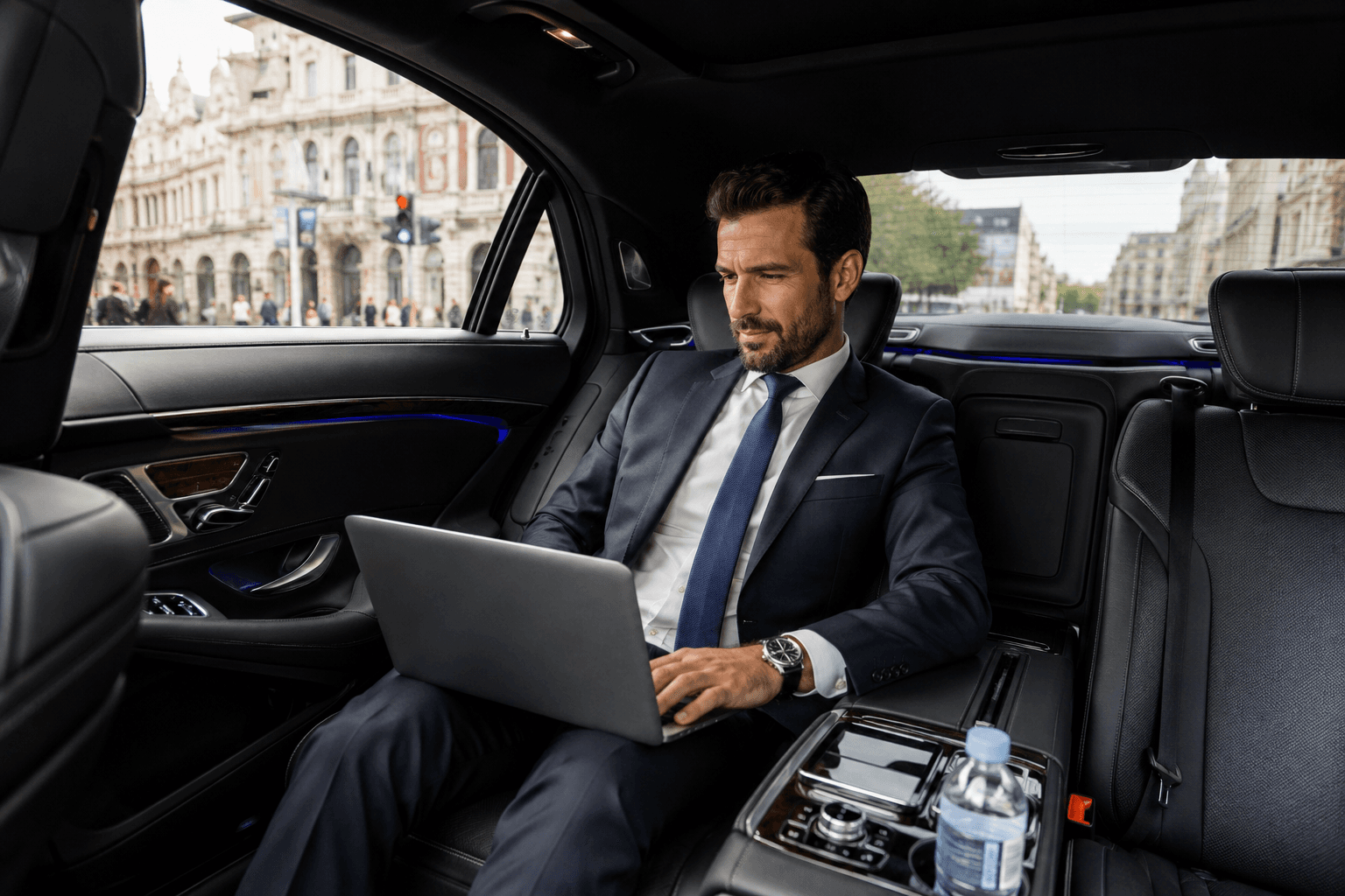 Premium Brussels Airport to Maastricht taxi transfer with professional driver