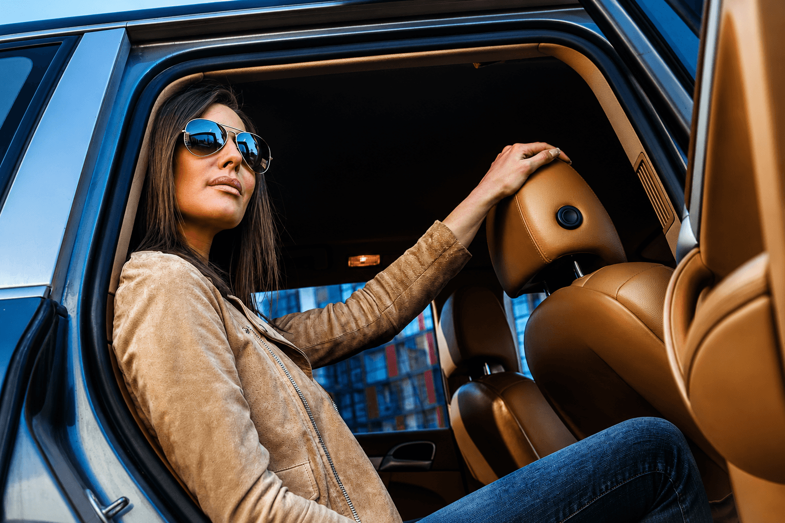 Luxury Mercedes-Benz sedan for diplomatic and embassy transportation in Brussels