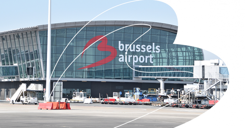 brussels airport from outside